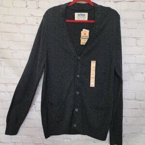 Urban Papeline Men's Knit Button Front Cardigan Sweater Size Large